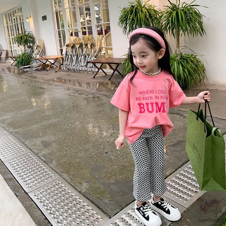 Quần Ống Loe Lưng Thun Thời Trang Hàn Quốc Cho Bé Gái