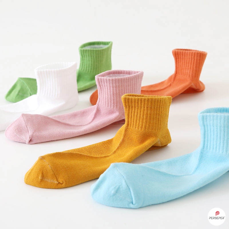 Tất cổ ngắn nam nữ chất liệu cotton dày co giãn bốn chiều, thoáng khí chống hôi chân - Cherry Shop