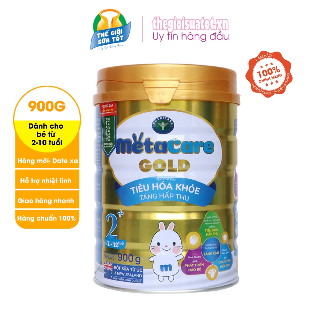 Sữa bột Nutri MetaCare Gold 2+ 900G