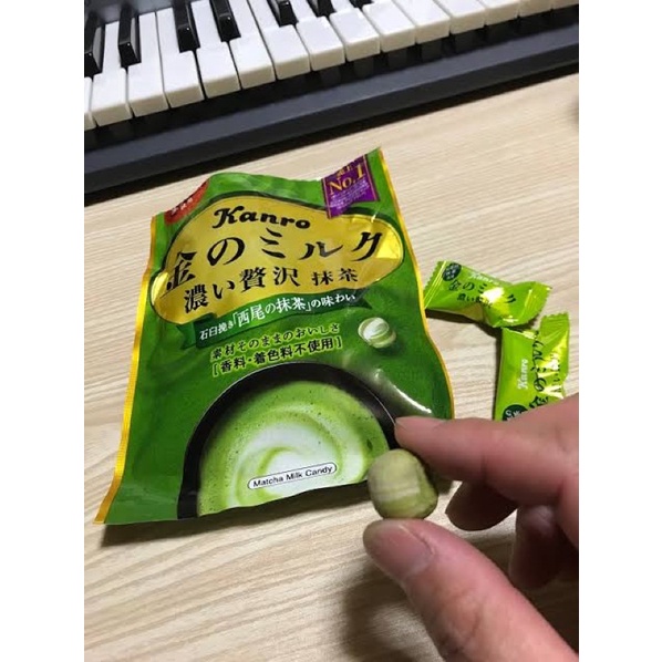 Kẹo kanro vị trà xanh 80g Nhật Bản