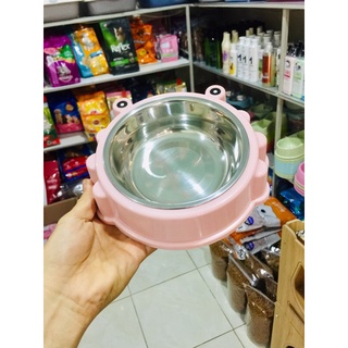 Bát ăn đơn cho thú cưng hình ếch