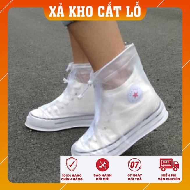 [Hàng Nhập Khẩu - Cao Cấp ] Áo Mưa Giày Trong Suốt Cao Cấp Sang Trong & Quý Phái