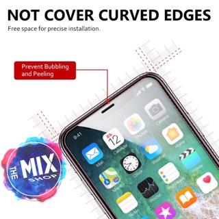 Cường lực trong suốt cho iPhone X (dán cường lực iphone x, themixshop)