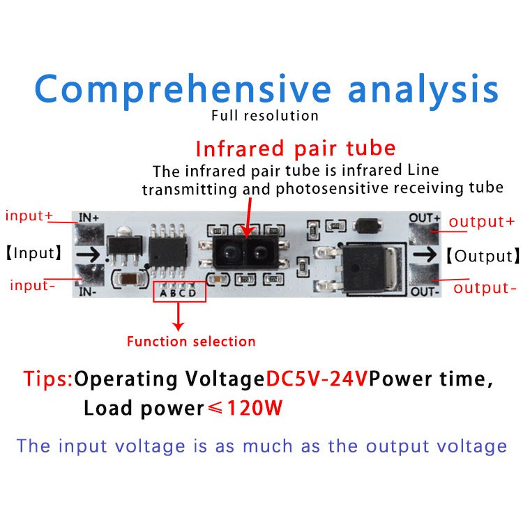 Mô Đun Cảm Biến Khoảng Cách 36W 3A Cho Nhà Thông Minh XK-GK-4010A