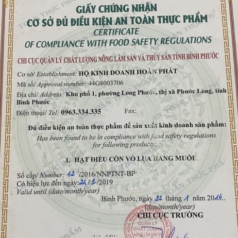 Hạt Điều Rang Muối cao cấp Cô Châu - Vỏ lụa hộp 500gr (Linahanhlam)