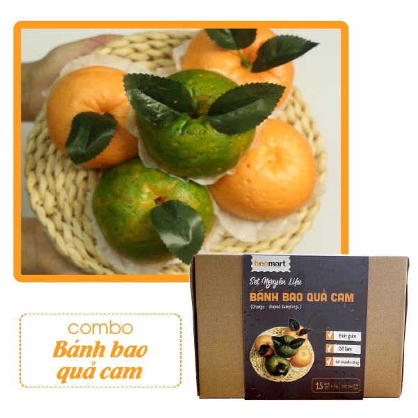 Combo bánh bao quả cam