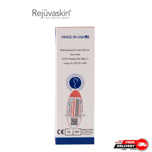 Gel ngăn ngừa sẹo và làm xẹp sẹo lồi,sẹo phì đại REJUVASKIN Rejuvasil 30ml-làm mờ sẹo nhanh chóng