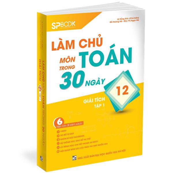 Sách - Combo Làm chủ 30 ngày Toán - Bí quyết chinh phục Toán trọn bộ (5 cuốn)