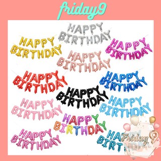 [Siêu Rẻ] Combo bong bóng dây chữ happy birthday bong kiếng trang trí tiệc sinh nhật FD9DB-Friday9 Decor