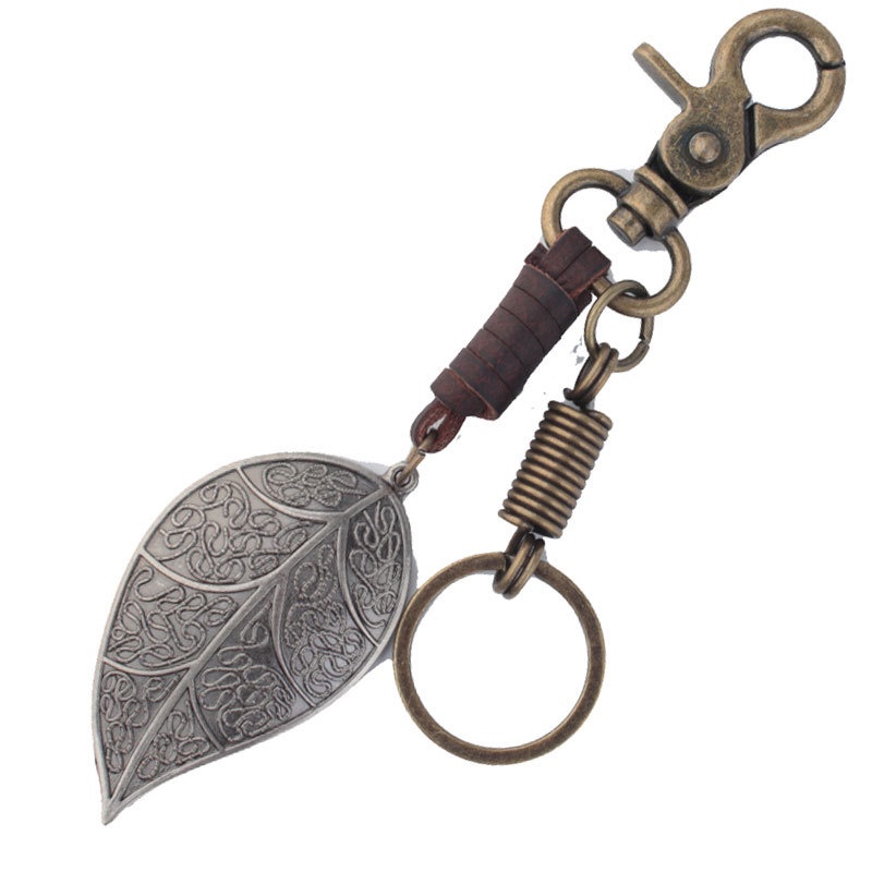 Móc khoá xe GADO móc khóa da bò cổ điển vintage chất liệu kim loại