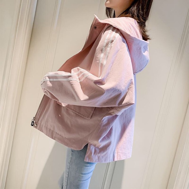 Áo khoác ulzzang kaki dáng rộng có mũ túi nắp