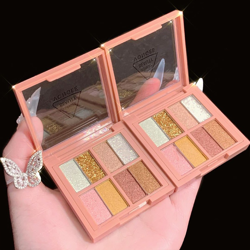 [Hàng mới về] Bảng phấn mắt 8 màu ánh nhũ lấp lánh lâu trôi chống thấm nước | BigBuy360 - bigbuy360.vn