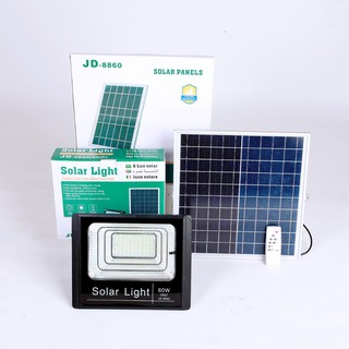 Đèn led năng lượng mặt trời jd 8860 công suất 60w
