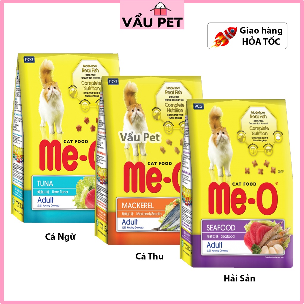 Thức ăn cho mèo Me-O Adult 350g