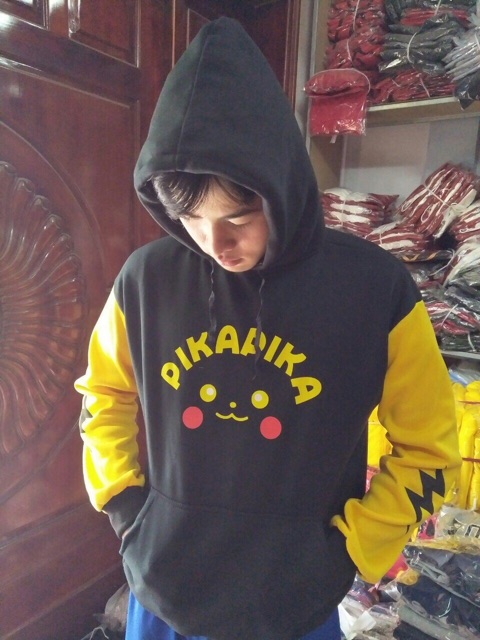 Áo hoodie nam nữ Pikachu | BigBuy360 - bigbuy360.vn