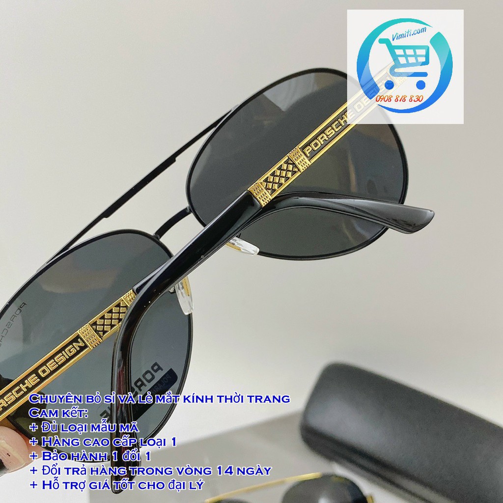 Kính thời trang Nam Porsche hàng chất lượng cao, tròng chuẩn Polarized