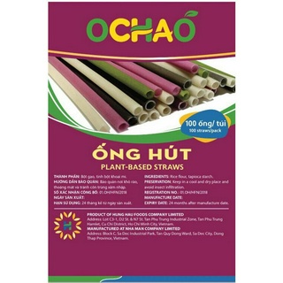 Ống hút được làm bằng gạo, vừa hút vừa ăn - sản phẩm thân thiện môi trường an toàn tuyệt đối