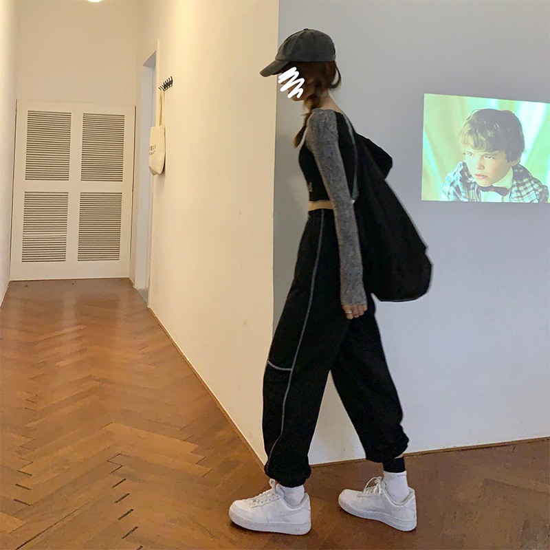 Quần Jogger Chỉ Nổi Chất Liệu Đũi Dễ Phối Đồ Xưởng May DCS