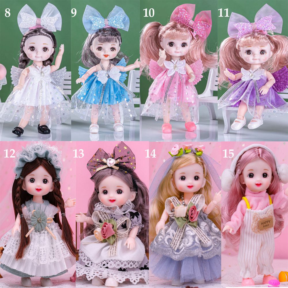 Set quần áo thời trang cho búp bê Gsc tỷ lệ 1/12 16~17cm Bjd Molly 37 mẫu tùy chọn Obitsu 11 Ob11