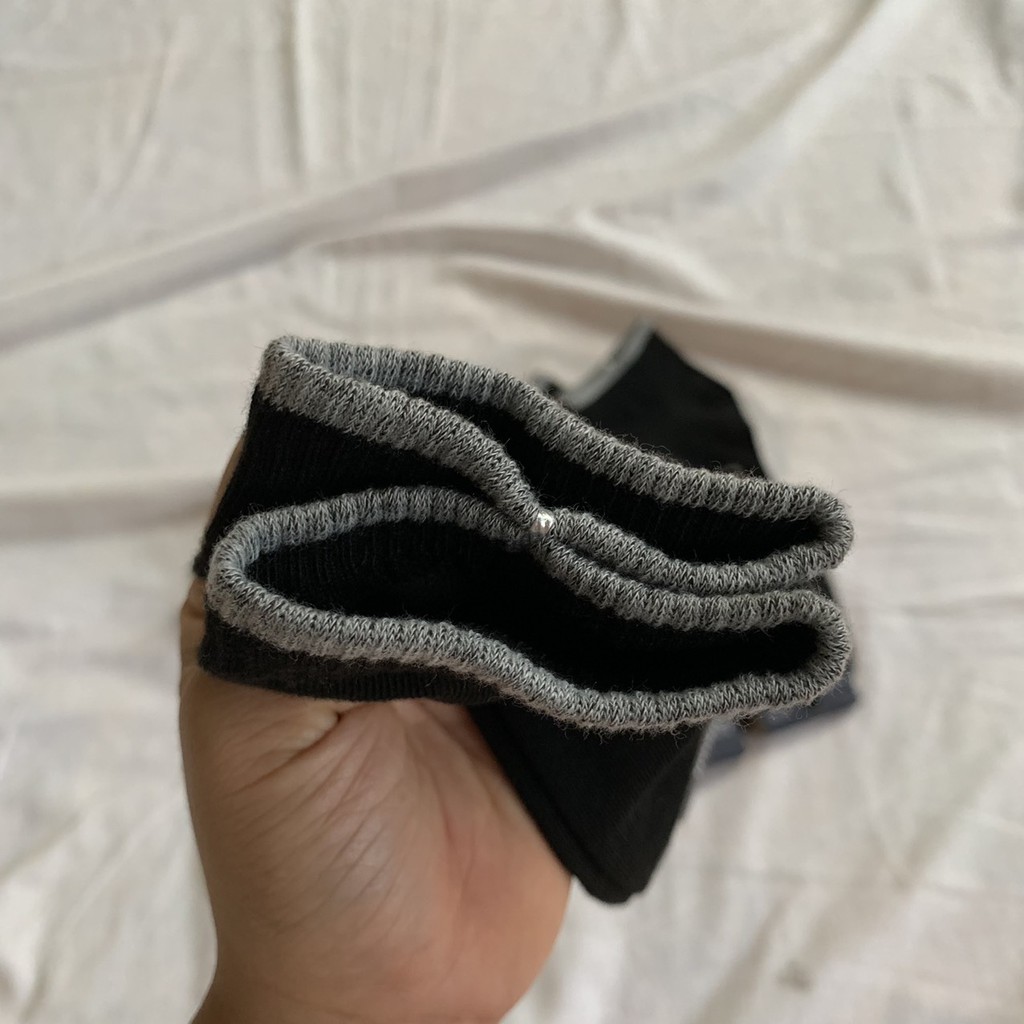 Set 5 đôi Tất nam cao cấp len cừu chất đanh dày dặn- Sam_ Vớ nam cổ ngắn cổ trung màu muối tiêu chống hôi chân