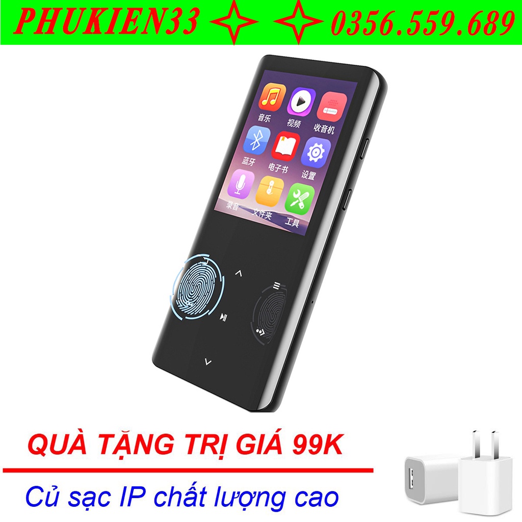 (Quà tặng 99k) Máy nghe nhạc Ruizu D18 hỗ trợ Bluetooth 5.0 bộ nhớ trong 32G