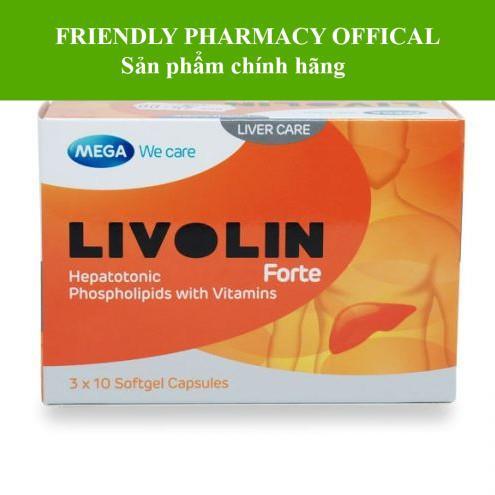 Livolin forte – Hỗ trợ tăng cường chức năng gan, giảm các vấn đề xơ gan, gan nhiễm mỡ (30 viên)