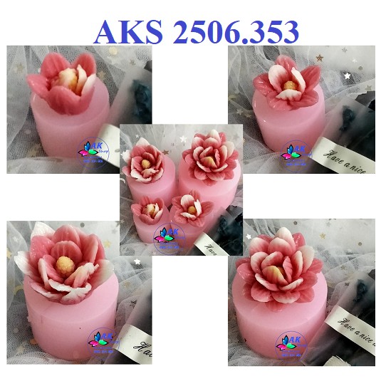 BỘ 4 KHUÔN SILICON HOA (2506.353)