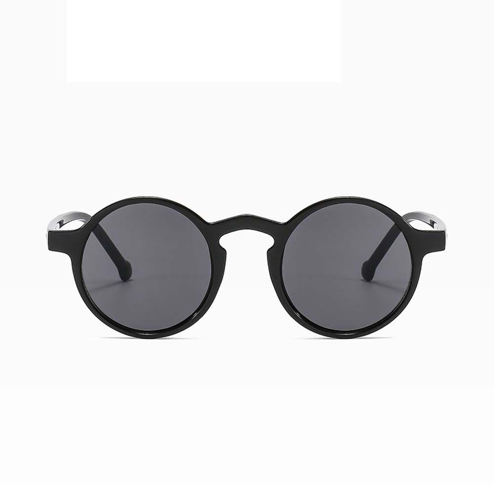 Kính Mát Đen Tròng In Họa Tiết Da Báo Phong Cách Punk Hàn Quốc Cho Nam