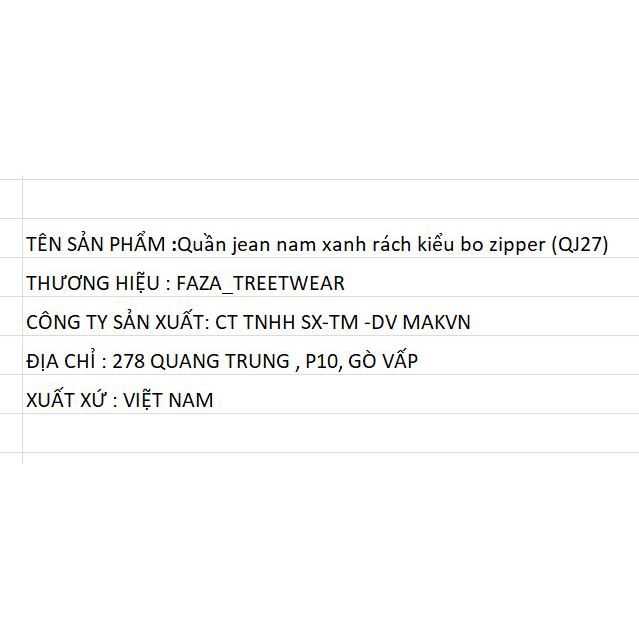 Quần jean nam xanh rách kiểu bo zipper (QJ27)