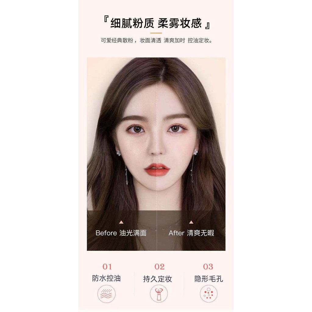 [Hàng mới về] Phấn phủ Maffick hỗ trợ kiểm soát dầu/ che phủ lỗ chân lông và khuyết điểm/ làm trắng da tiện dụng | BigBuy360 - bigbuy360.vn