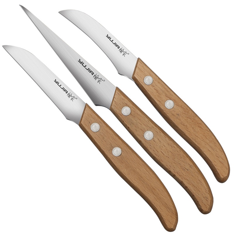 [Dao Bếp] - Bộ 3 Dao Cắt Tỉa Hoa Quả Tiện Dụng YUJIA