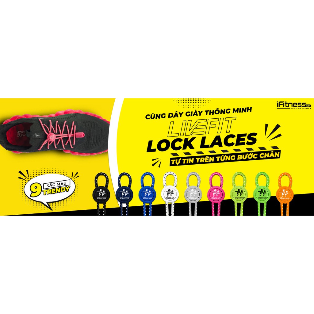 Dây giày thông minh LiveFit Lock Laces