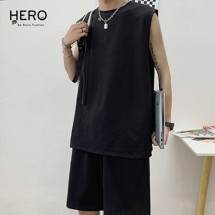 Set Áo Tanktop Nam Quần Short Năng Động Bồ Đồ Nam Thể Thao Phong Cách Hàn Quốc TT02 | BigBuy360 - bigbuy360.vn