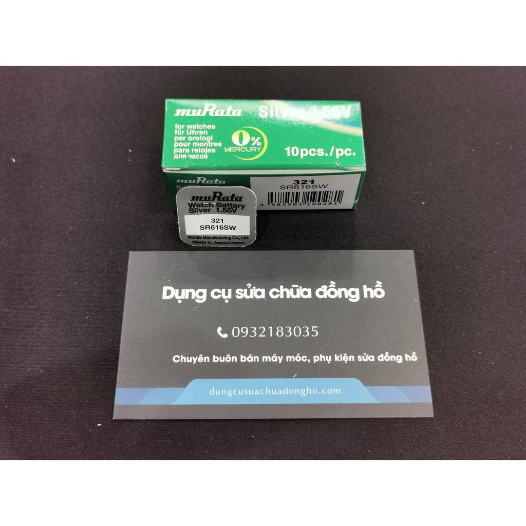 Viên pin Murata 321- SR616SW  chính hãng 100% vỉ 1 viên