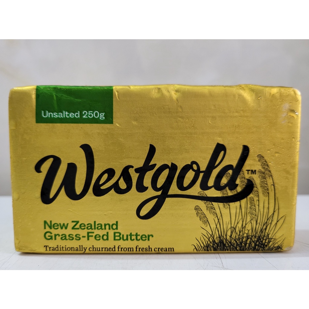 [Khối 250g] BƠ LẠT NGUYÊN CHẤT [New Zealand] WESTGOLD Unsalted Butter (hdl)