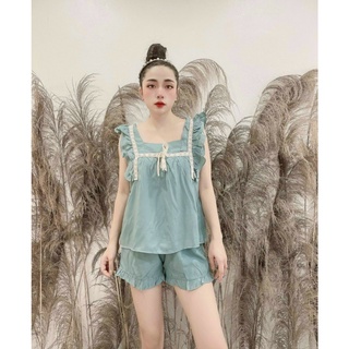 Bộ bầu mặc nhà mùa hè chất mát-bộ bầu đẹp