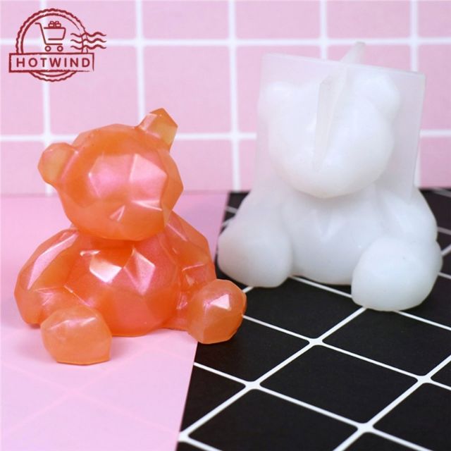 Khuôn silicone đúc resin chú gấu