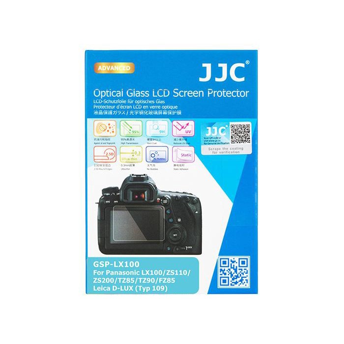 Set Kính Cường Lực Jjc Gsp-Lx100 Cho Máy Ảnh Panasonic Dmc-Lx100 / Dc-Lx100 Ii / Leica D-Lux (Typ 109) / D-Lux 7