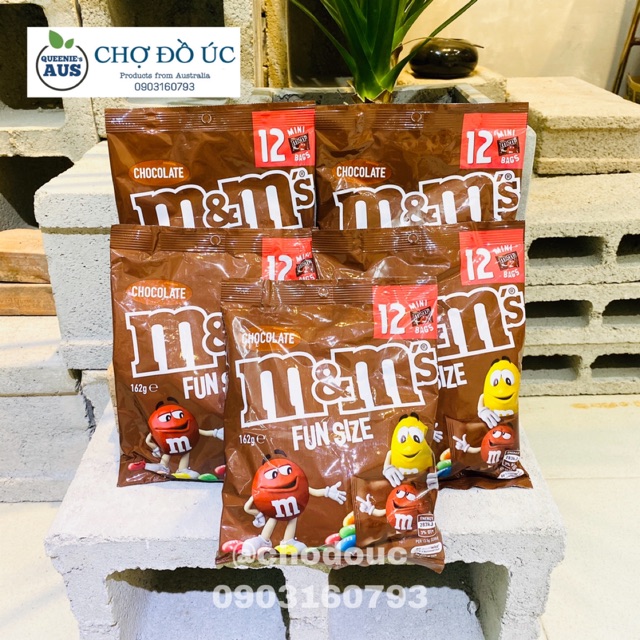 Tổng hợp Chocolate Crunchies - Cherry Ripe - Snickers - Maltesers - Milkybar - Mars Funsize pack 12 thanh mini🍫