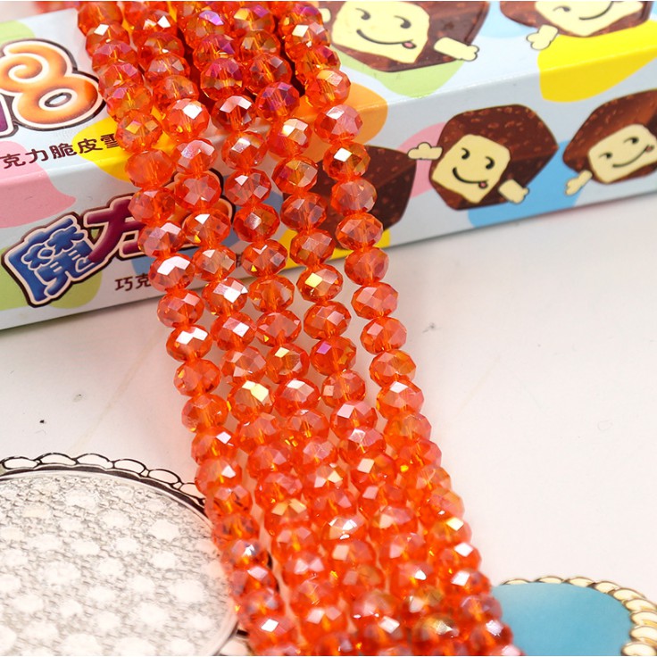 100 Hạt Pha Lê AB 4mm Nhiều Màu Sắc