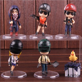 Bộ 06 Mô Hình Nhân Vật Trong Game PUBG