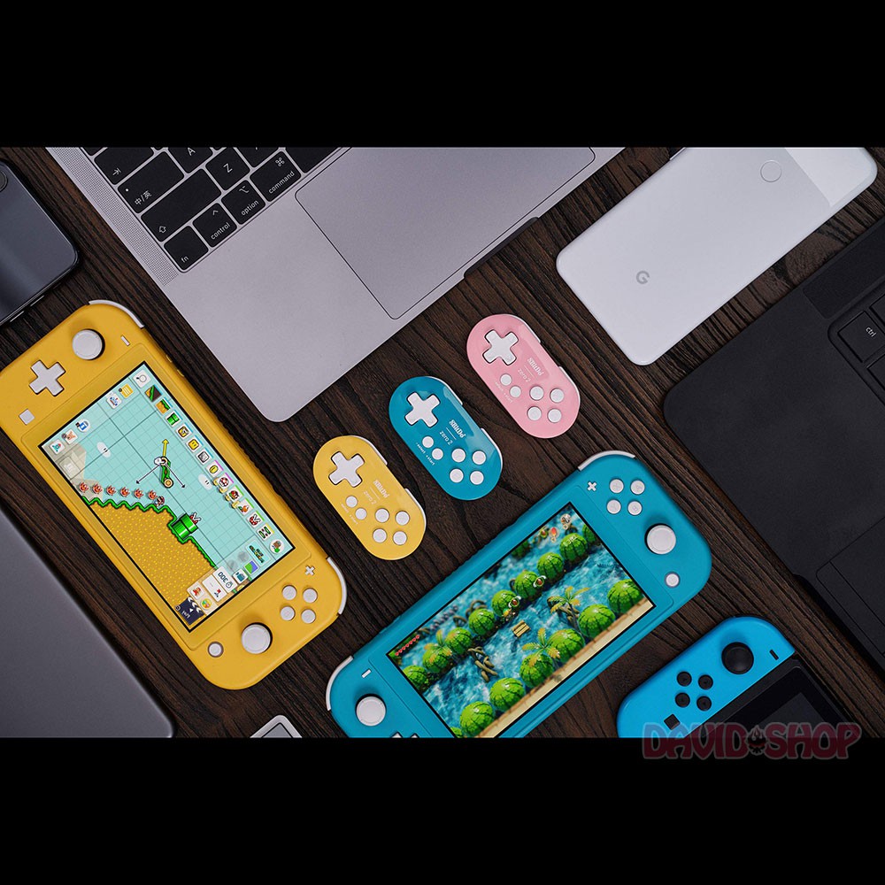 Tay cầm không dây 8bitdo Zero 2 cho Nintendo Switch, PC, Android, Rasperry Pi, iOS, MacOS