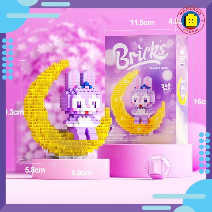 Bộ lắp ráp mô hình nhân vật hoạt hình cho bé BRICKS