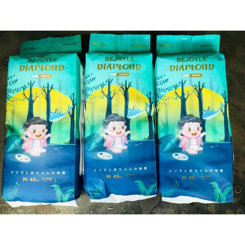 Bỉm dán/quần Bejoyle Diamond S112/M96/M92/L92/XL88/XXL84/XXXL80/XXXXL80