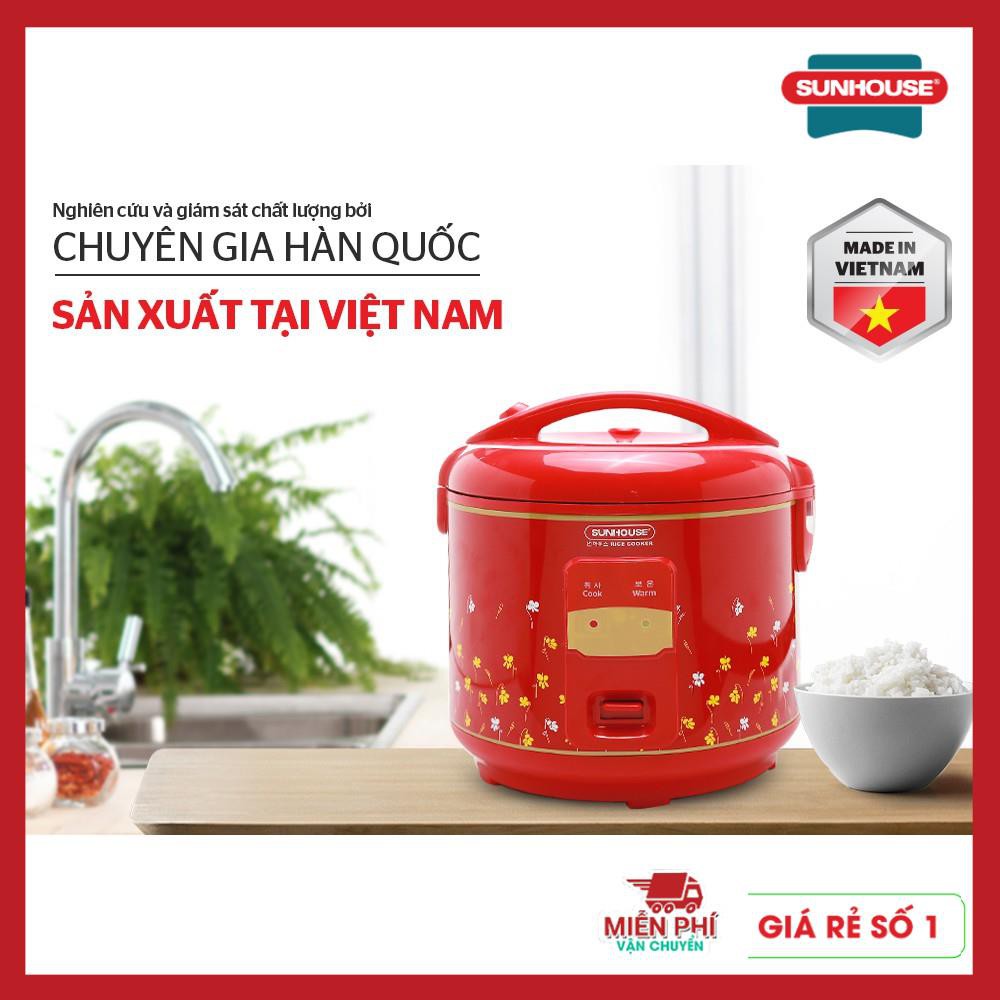 NỒI CƠM ĐIỆN 1.8L SH18M SUNHOUSE, NỒI CƠM ĐIỆN SUNHOUSE SH18M, SIÊU BỀN BẢO HÀNH TOÀN QUỐC