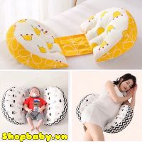 Gối bầu đa năng- gối chặn cho bé