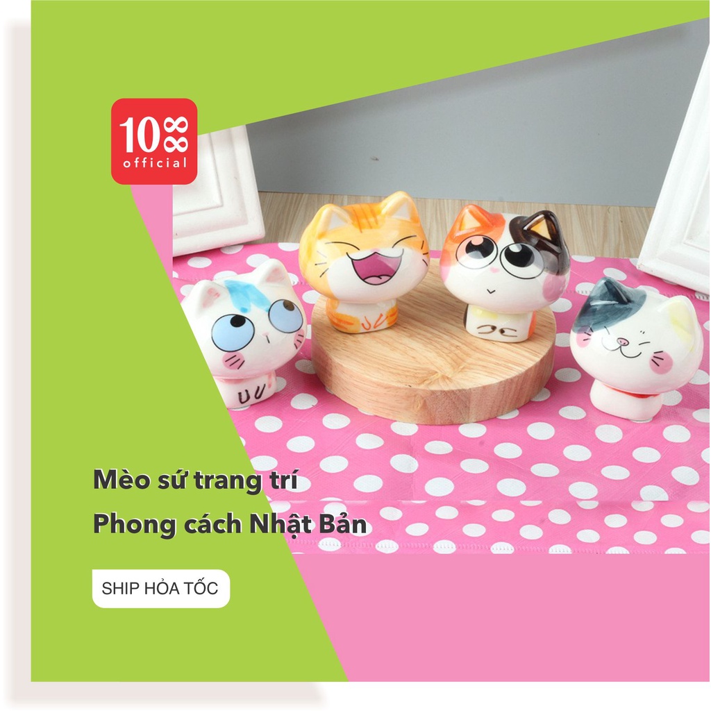 Mèo trang trí mini 🔥 FREESHIP 🔥 phong cách Nhật Bản chất lượng cao