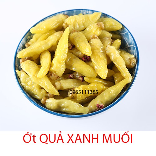 Ớt Quả Xanh Muối 1kg