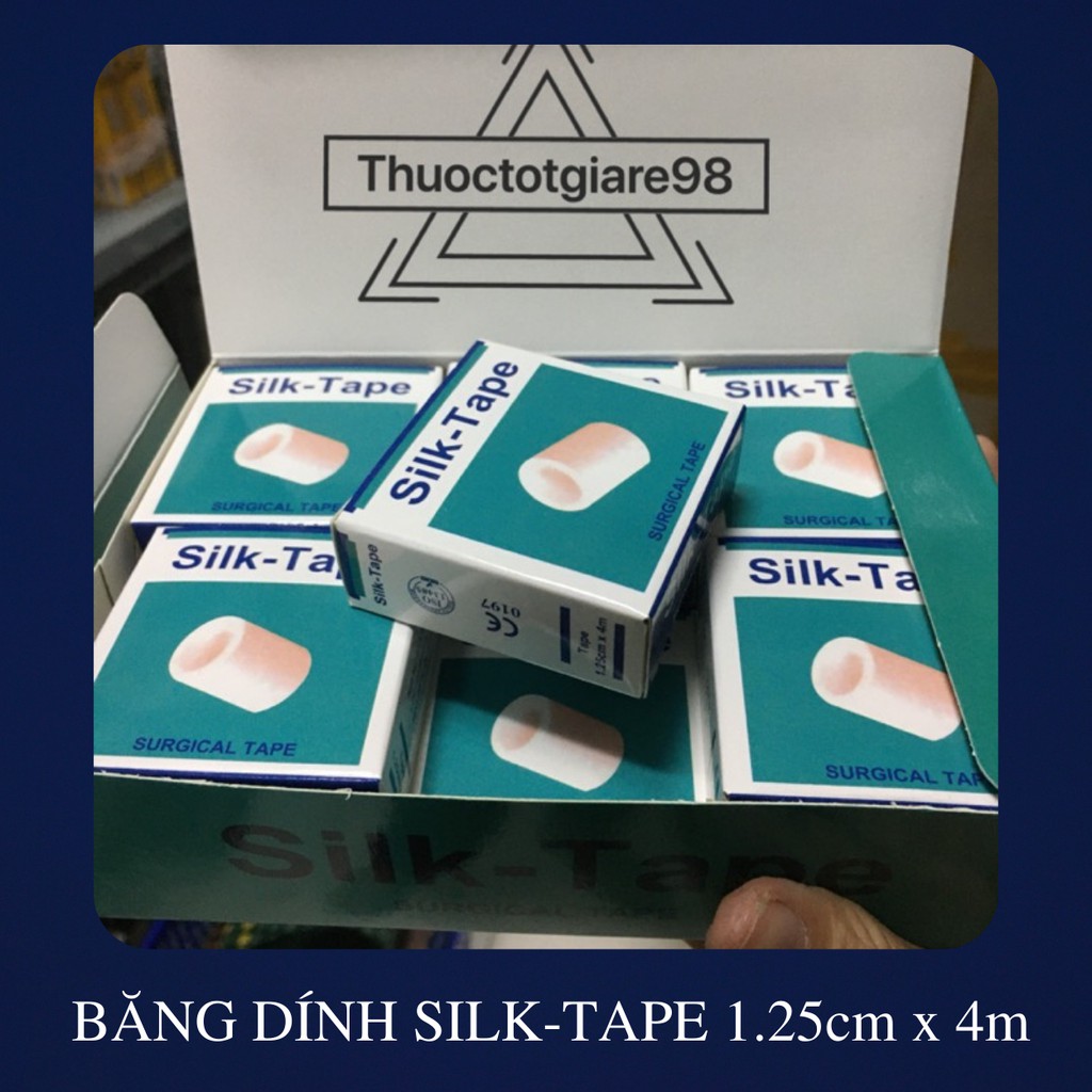 Băng dính y tế Silk Tape - Giúp Hỗ Trợ Băng Bó Vết Thương