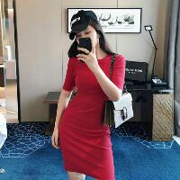 ĐẦM THUN GÂN CỔ TIM